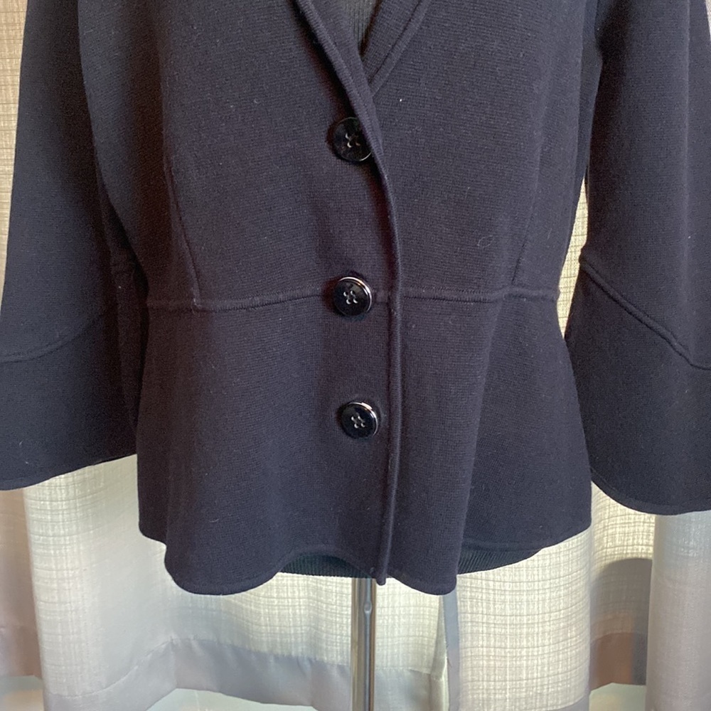 Alfani Sweater Jacket Deep Black sz XL NWT - Picture 3 of 9